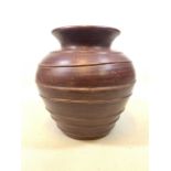 A large Pottery Jardinaire. W:36cm x D:36cm x H:36cm