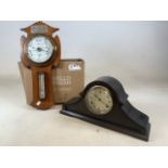 An American striking mantle clock circa 1920s by Gilbert clock company USA also with an mid 20th