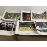 A collection of fifteenth sporting iconic moment photographs. Andrew Flintoff, Jonny Wilkinson,
