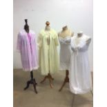 Vintage mid century negligees, slips and aprons