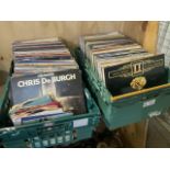 Large collection of vinyl to include Luther Vandross, Barbra Streisand, Chris de Burgh, Jim