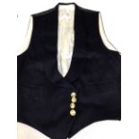 Three vintage Gents waistcoats, one by Gieves also with 2 evening shirts