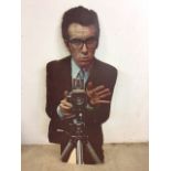 An Elvis Costello point of sale die-cut shop display from 1978 This Years Model. In used condition