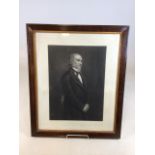 An Old William Gladstone print in oak frame W:59cm x H:71cm