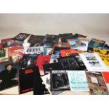 A quantity of pop music tour programmes and posters from the 1970s/1980s including Siouxsie and