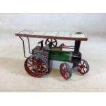 A vintage Mamod Steam tractor W:25cm x D:8.5cm x H:17cm