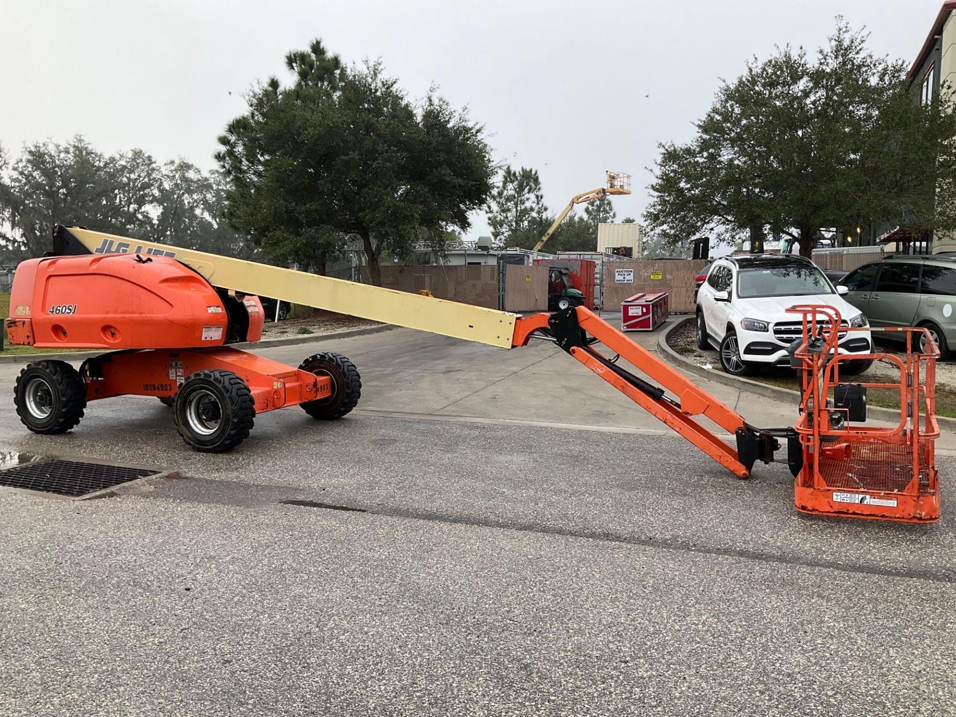 2012 JLG BOOM LIFT MODEL 460SJ, DIESEL, 4x4, APPROX MAX PLATFORM HEIGHT 46FT, APPROX MAX HORIZONTAL - Image 10 of 19