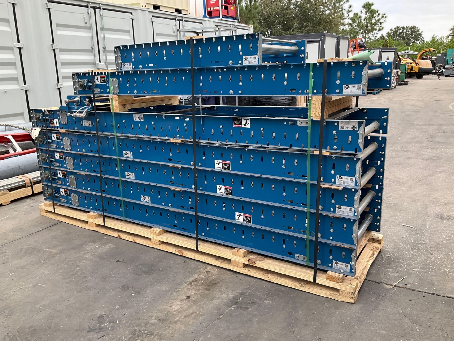 UNUSED ACSI AUTOMATED CONVEYOR MODEL 190CAP, APPROX SIZES OF ITEM ON PALLET (5 ) 120" x 30" ( 1 ) 93 - Image 7 of 9