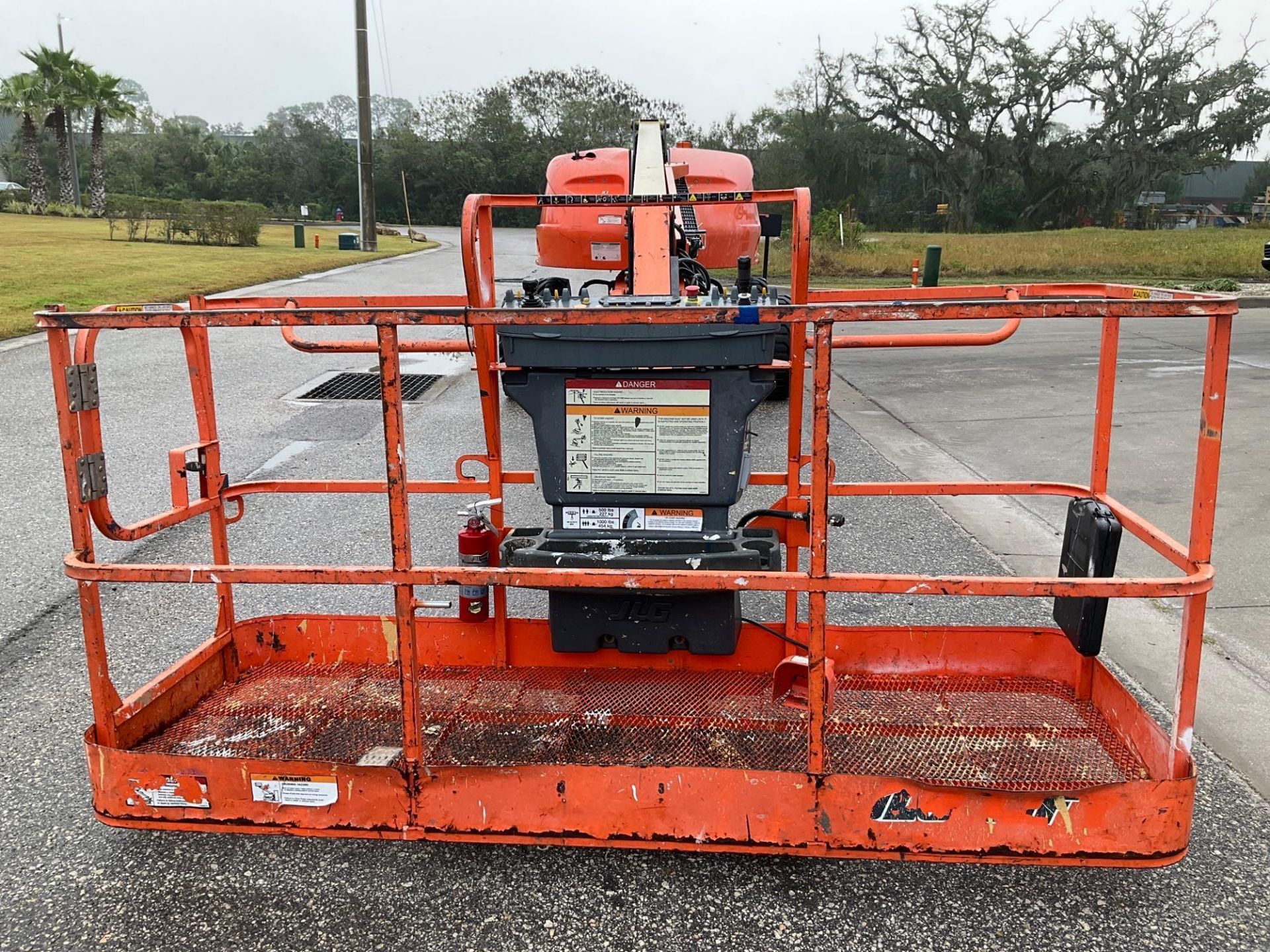 2012 JLG BOOM LIFT MODEL 460SJ, DIESEL, 4x4, APPROX MAX PLATFORM HEIGHT 46FT, APPROX MAX HORIZONTAL - Image 12 of 19