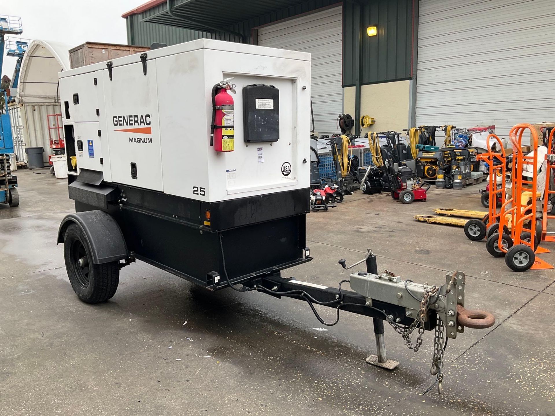 2018 GENERAC MAGNUM GENERATOR MODEL MMG25IF4, TRAILER MOUNTED, ISUZU ENGINE, DIESEL, APPROX PHASE 1/ - Image 23 of 30