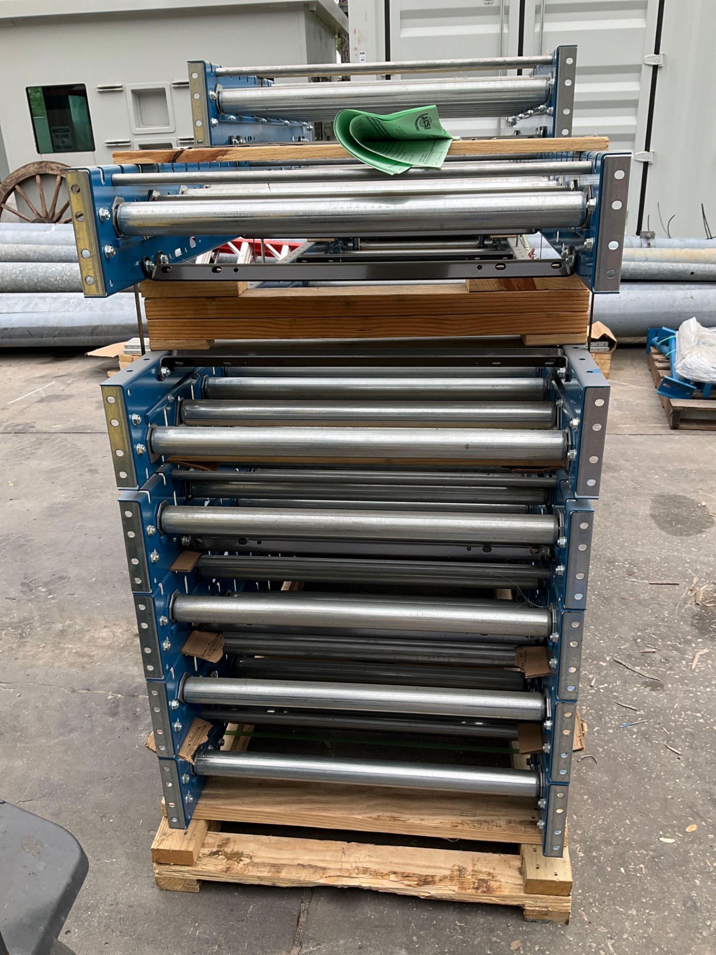 UNUSED ACSI AUTOMATED CONVEYOR MODEL 190CAP, APPROX SIZES OF ITEM ON PALLET (5 ) 120" x 30" ( 1 ) 93 - Image 8 of 9