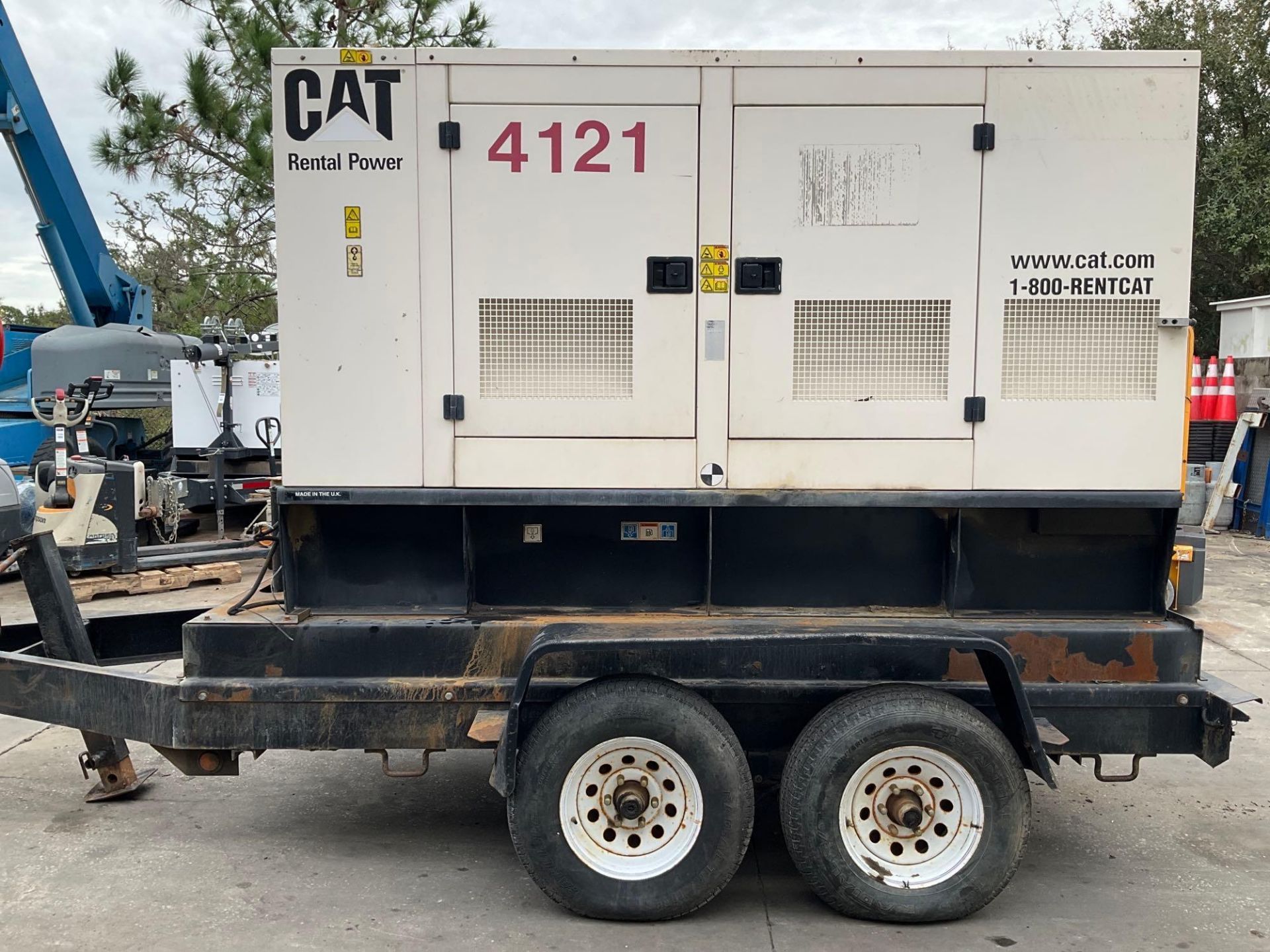 CATERPILLAR GENERATOR MODEL XQ60-4, DIESEL, PERKINS ENGINE, APPROX PHASE 3, APPROX RATED STAND BY PO