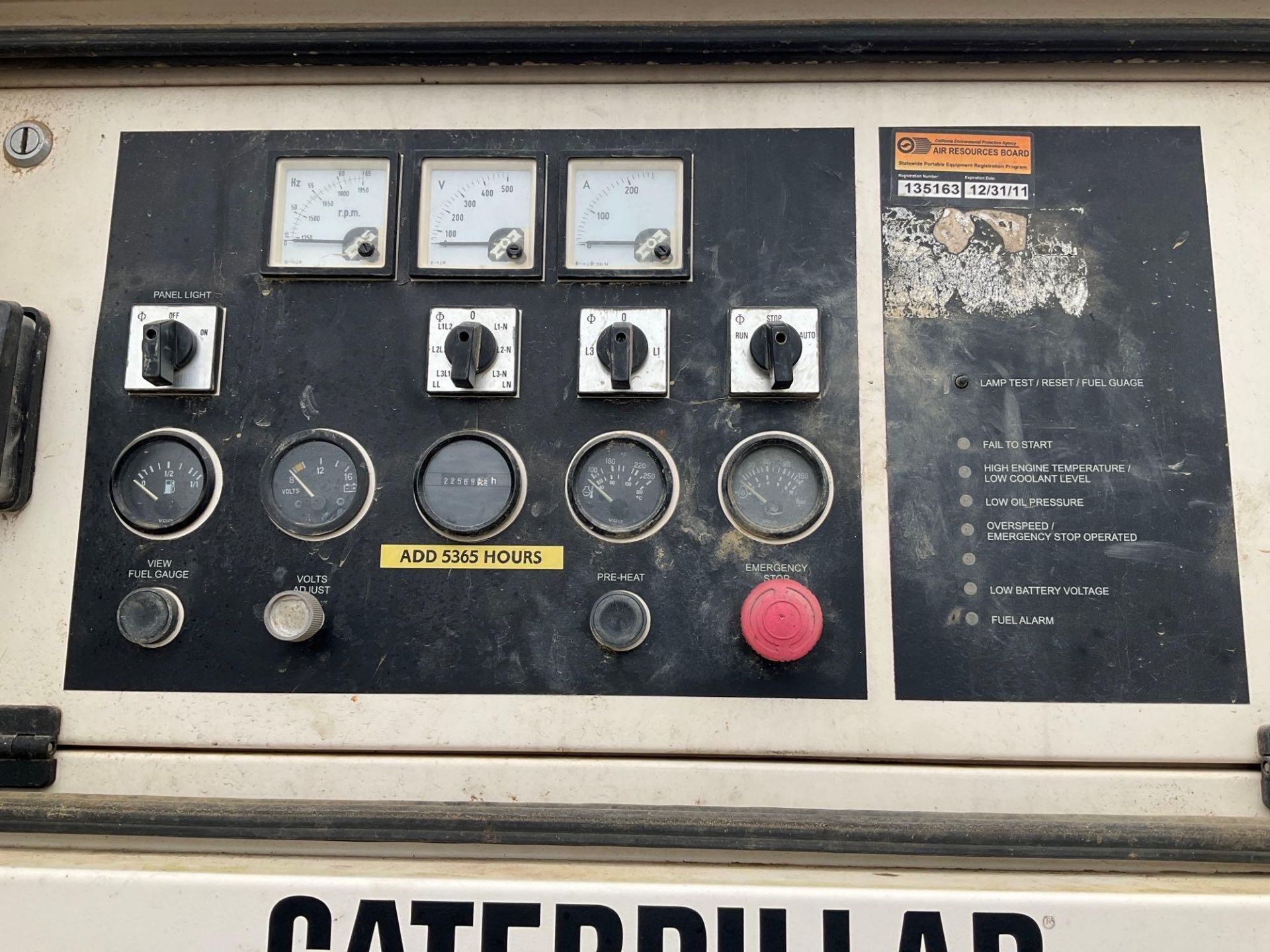 CATERPILLAR GENERATOR MODEL XQ60-4, DIESEL, PERKINS ENGINE, APPROX PHASE 3, APPROX RATED STAND BY PO - Image 16 of 28