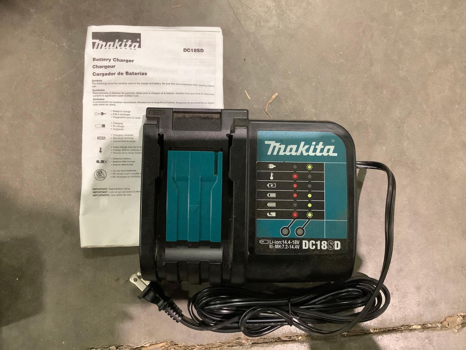 ( 1 )MAKITA BRUSHLESS CORDLESS DRIVER DRILL MODEL XFD13, RECONDITION , ( 1 ) 18V LITHIUM ION BATTERY - Image 5 of 9