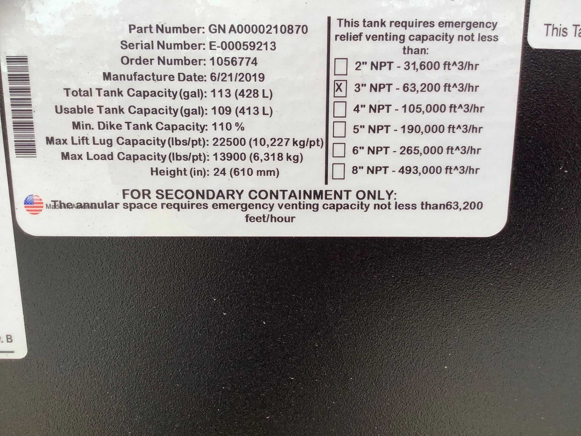 UNUSED GENERAC INDUSTRIAL POWER GENERATOR MODEL SD010, DIESEL , APPROX 10 KW, APPROX 60HZ, - Image 23 of 23