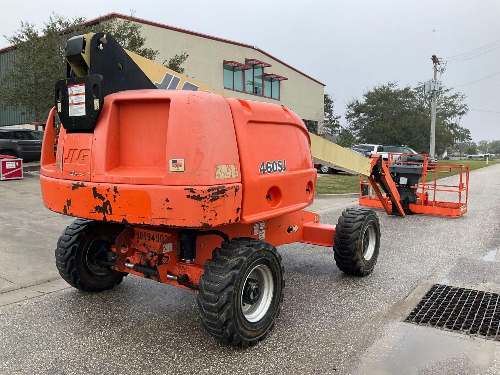 2012 JLG BOOM LIFT MODEL 460SJ, DIESEL, 4x4, APPROX MAX PLATFORM HEIGHT 46FT, APPROX MAX HORIZONTAL - Image 8 of 19