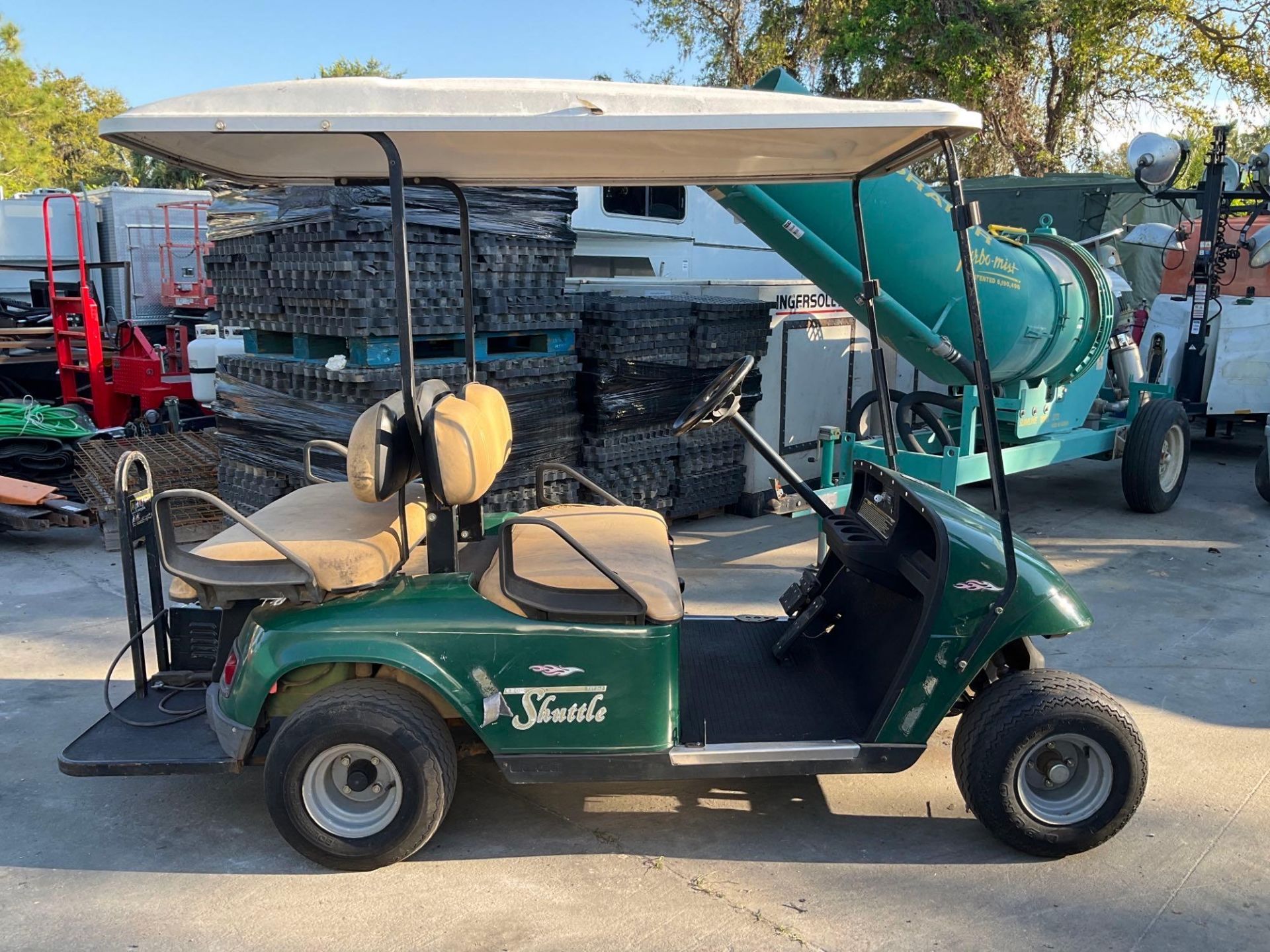 EZ-GO TEXTRON GOLF CART MODEL S2+2E, ELECTRIC, BILL OF SALE ONLY, RUNS & DRIVES, POWER WISE 36V BATT - Image 7 of 12