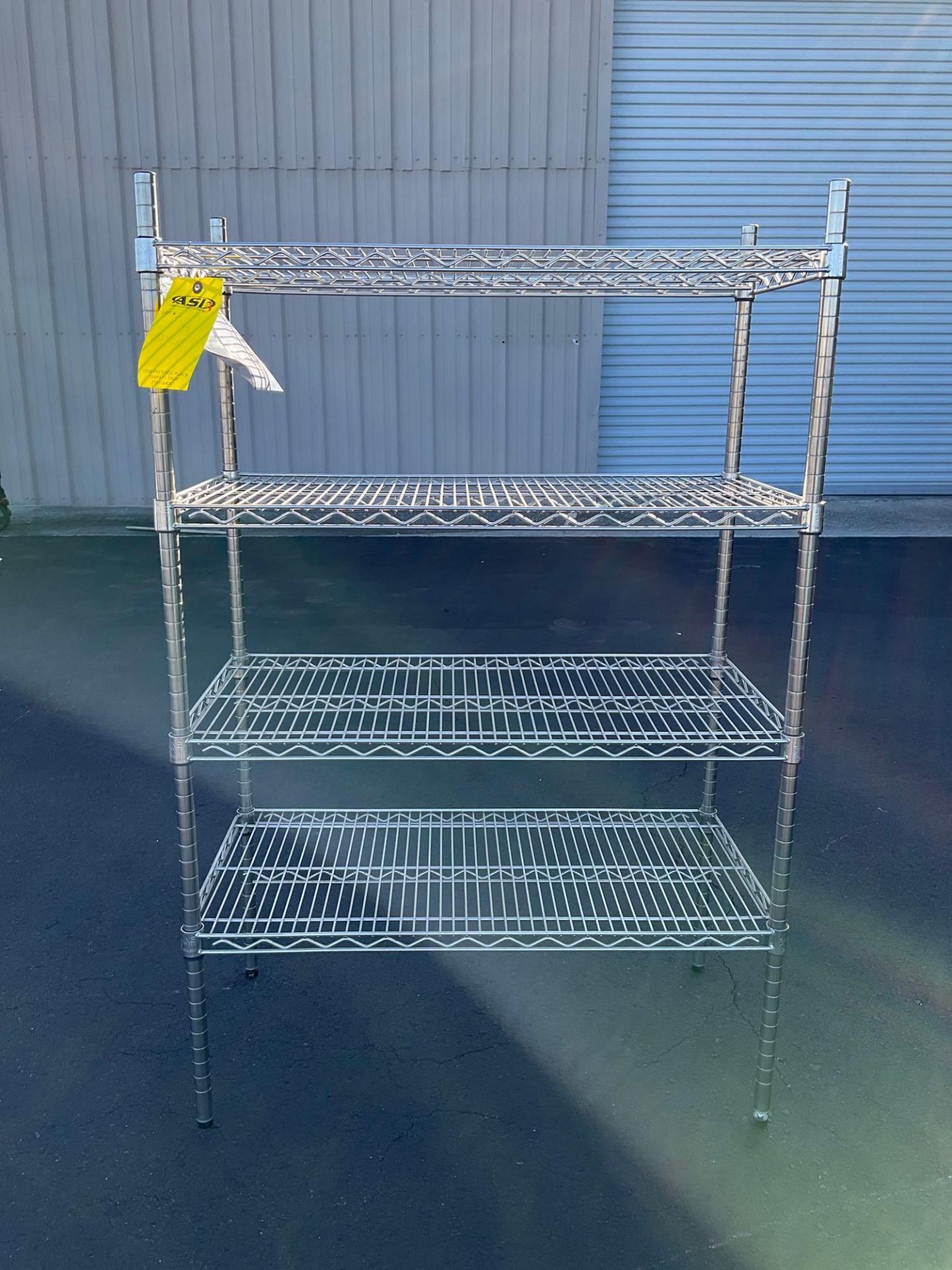 ( 4 ) RACK STANDS, APPROX 60" W x 36" L x 63" T, APPROX 48" W x 18" L x 55" T, APPROX 36" W x 18" L - Image 10 of 12