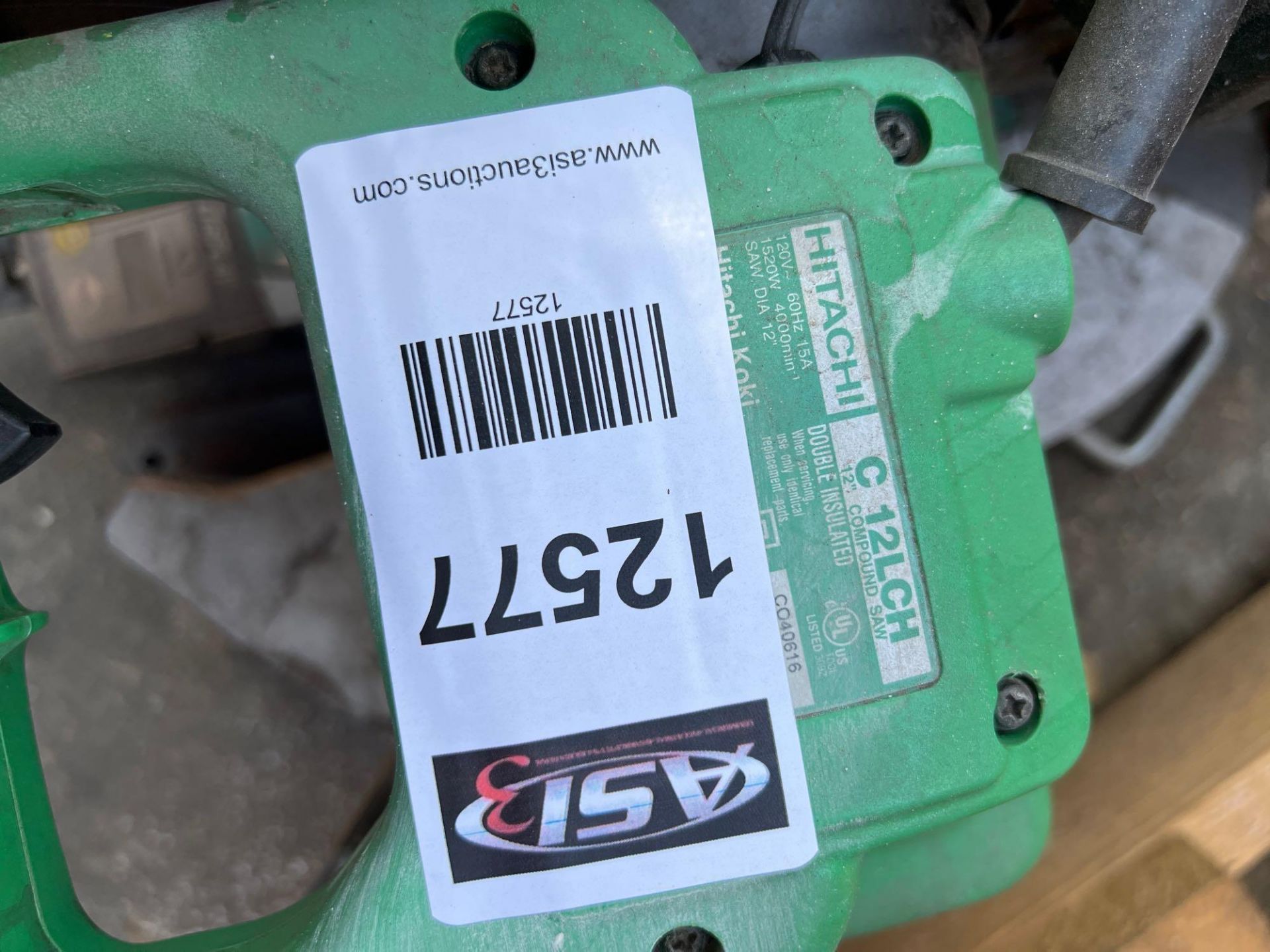 HITACHI C12LCH COMPOUND SAW - Image 6 of 6