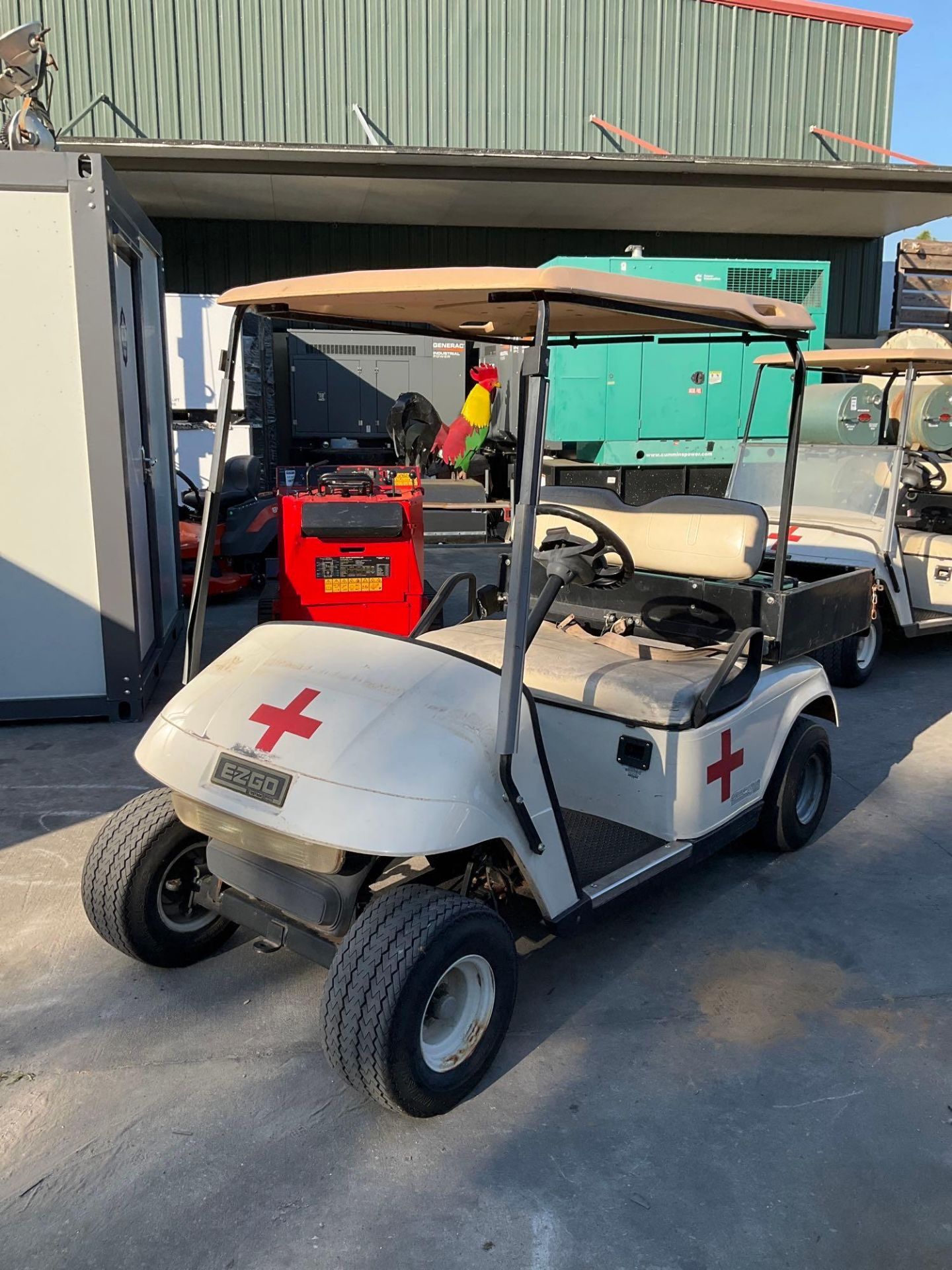 EZ-GO FREEDOM SE GOLF CART , ELECTRIC, UTILITY/STORAGE BED, BILL OF SALE ONLY,