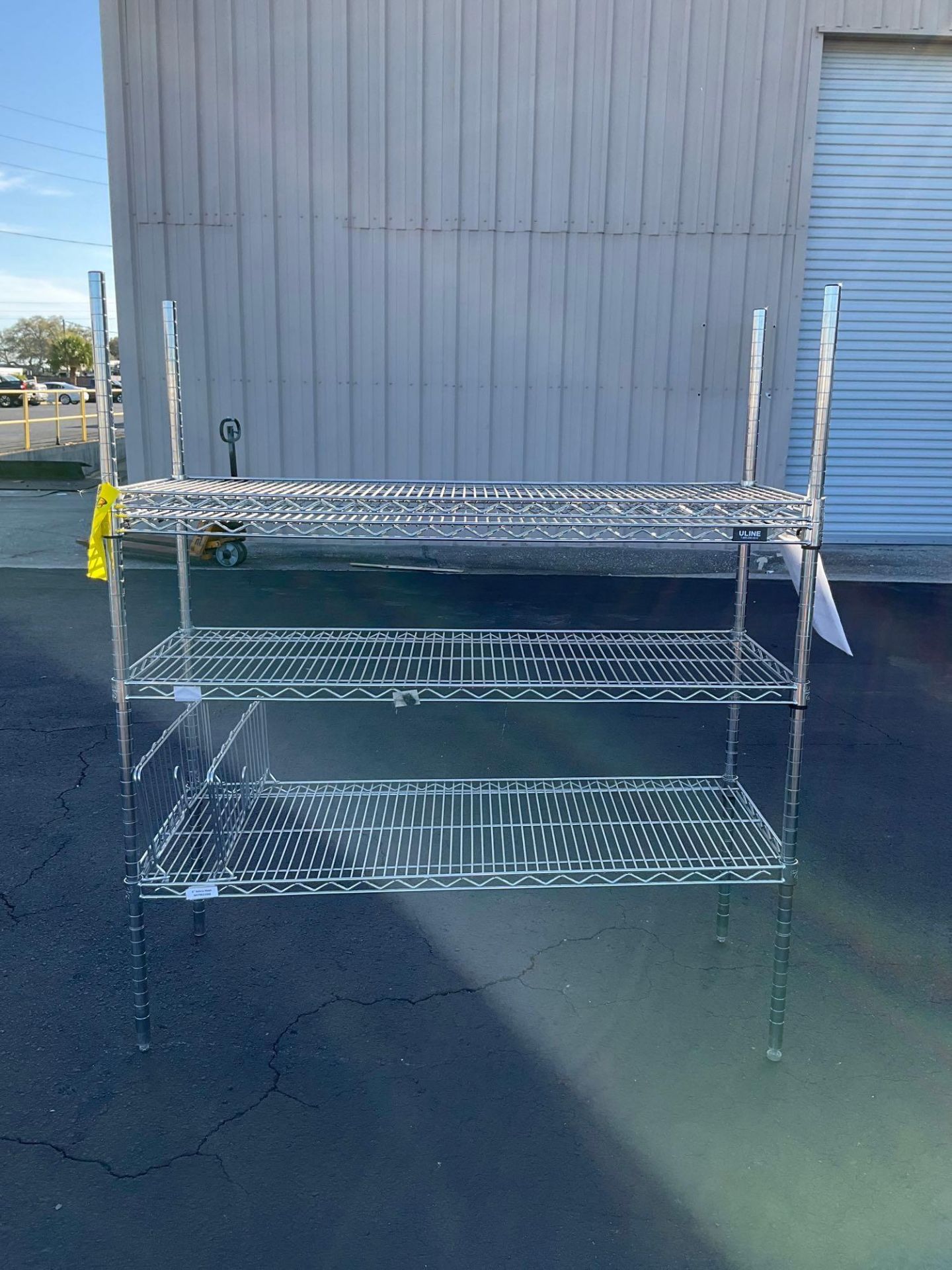 ( 4 ) RACK STANDS, APPROX 60" W x 36" L x 63" T, APPROX 48" W x 18" L x 55" T, APPROX 36" W x 18" L - Image 8 of 12