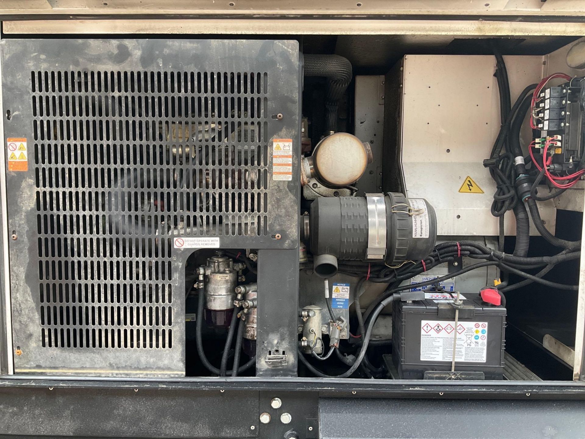 2018 GENERAC MAGNUM GENERATOR MODEL MMG25IF4, TRAILER MOUNTED, ISUZU ENGINE, DIESEL, APPROX PHASE 1/ - Image 7 of 30