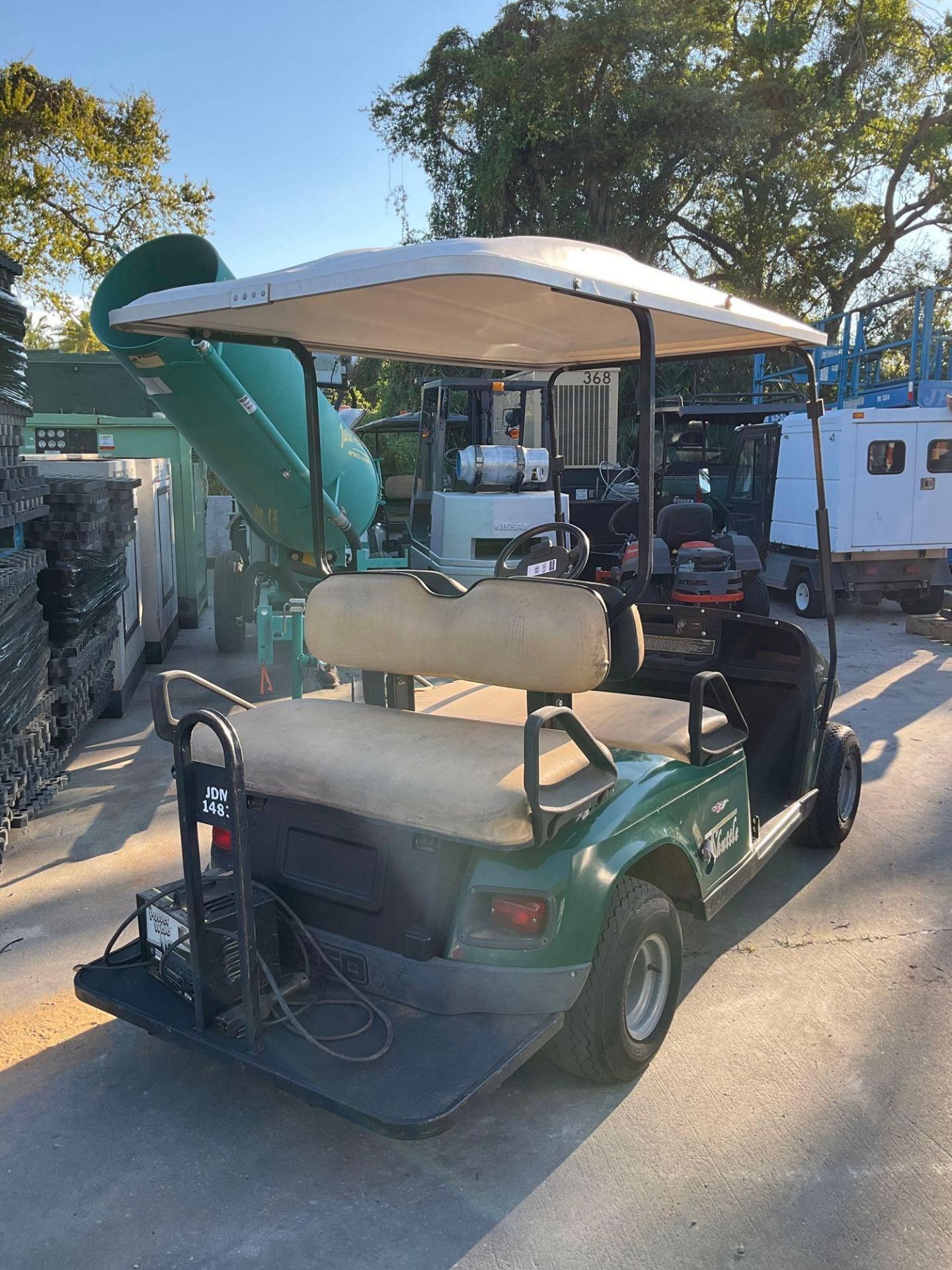 EZ-GO TEXTRON GOLF CART MODEL S2+2E, ELECTRIC, BILL OF SALE ONLY, RUNS & DRIVES, POWER WISE 36V BATT - Image 6 of 12