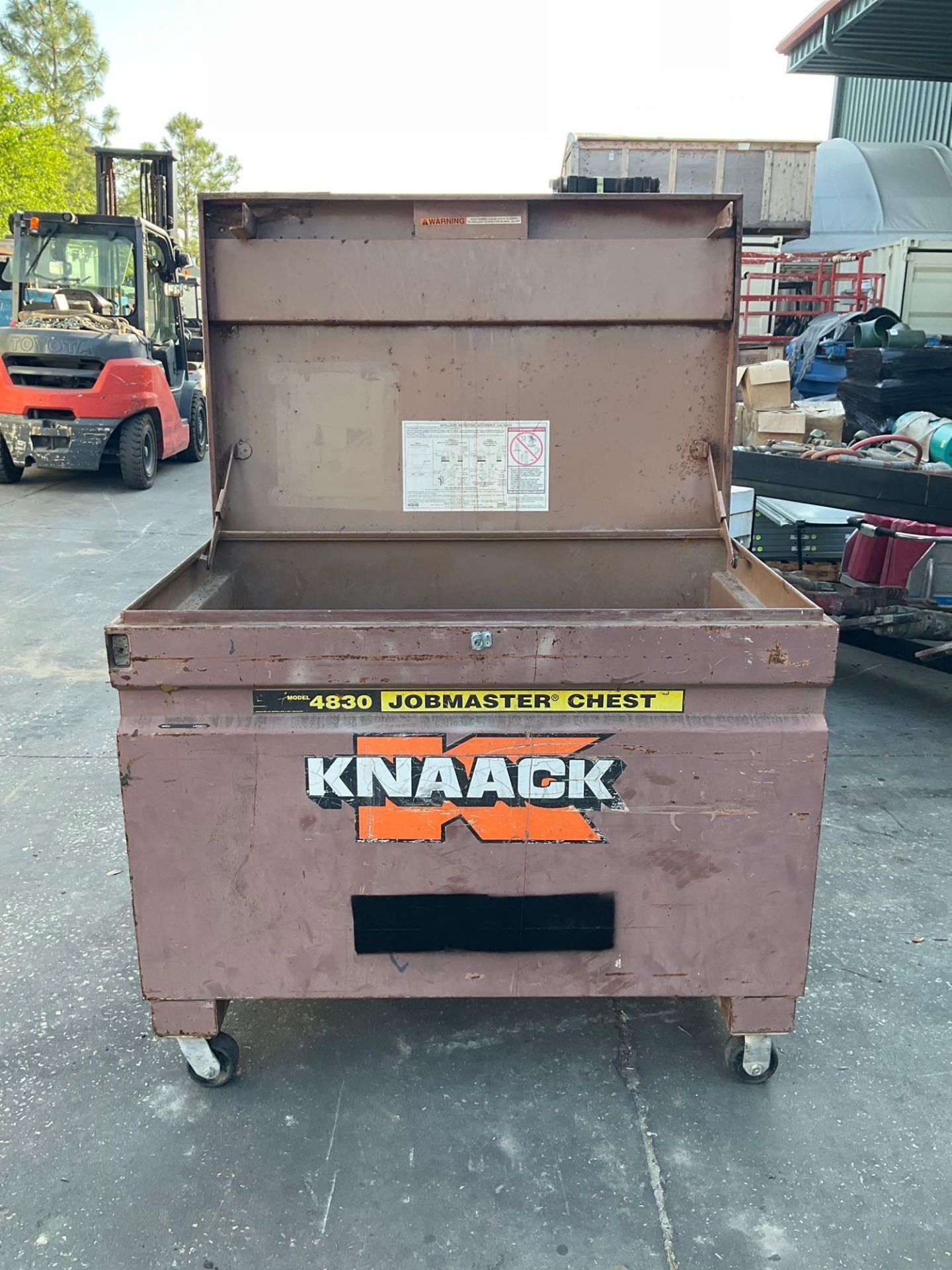 KNACK JOBMASTER CHEST INDUSTRIAL TOOL BOX ON WHEELS MODEL 4830 - Image 6 of 6