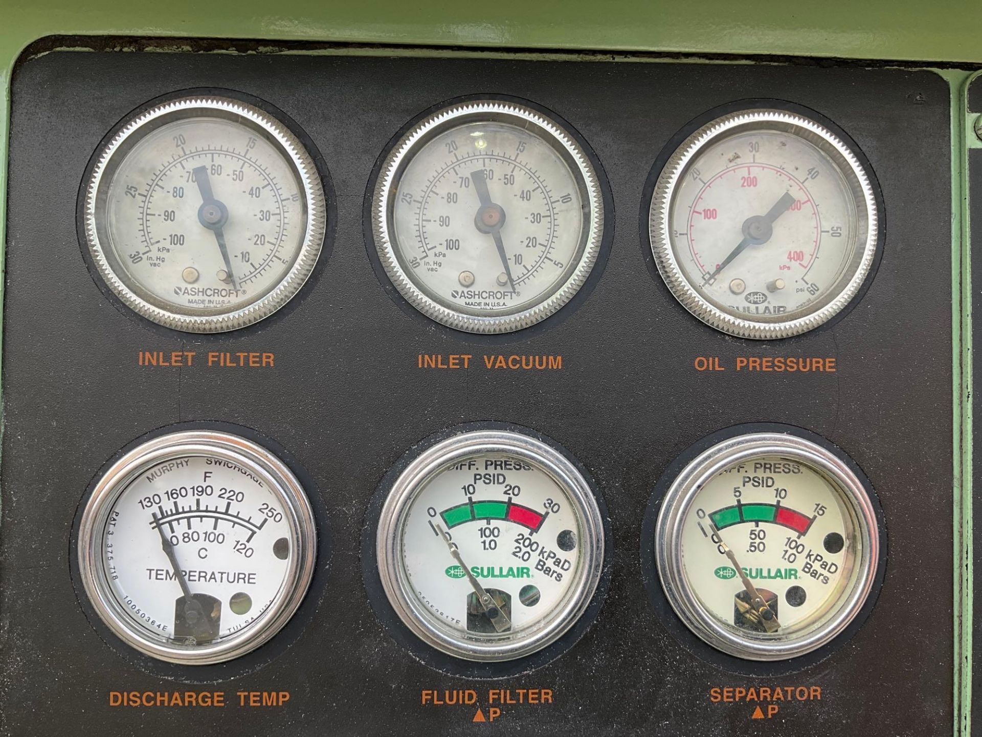 SULLAIR VS-16 VACUUM SYSTEM MODEL RSVS16-40AC, BALDOR MOTOR, APPROX RATED MAX VACUUM 25 HGV/ 29 MAX - Image 5 of 19