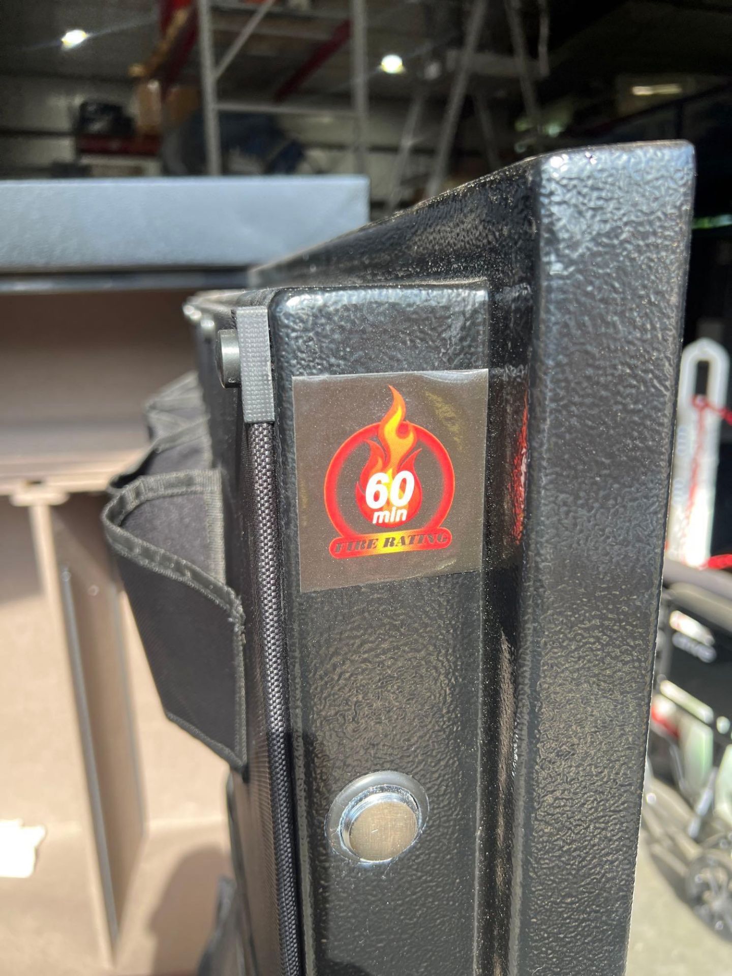 UNUSED 64-GUN FIRE PROOF SAFE, ELECTRONIC ENTRY/NUMBER PAD - Image 7 of 7