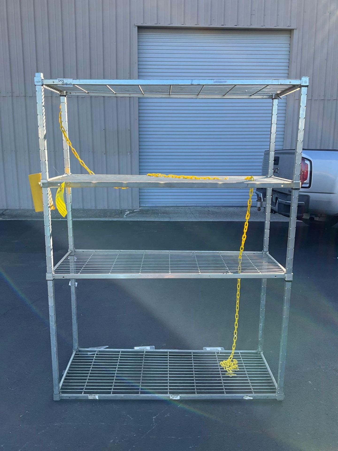 ( 4 ) RACK STANDS, APPROX 60" W x 36" L x 63" T, APPROX 48" W x 18" L x 55" T, APPROX 36" W x 18" L - Image 12 of 12