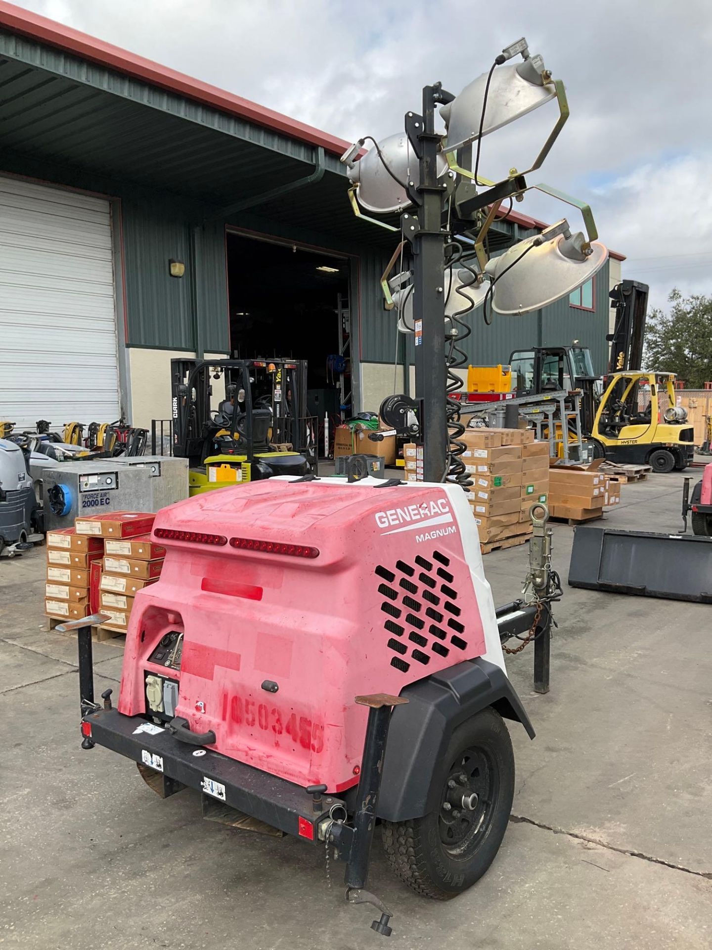 2016 GENERAC MAGNUM MOBILE PORTABLE LIGHT TOWER, TRAILER MOUNTED, DIESEL, MITSUBISHI ENGINE, APPROX - Image 14 of 21