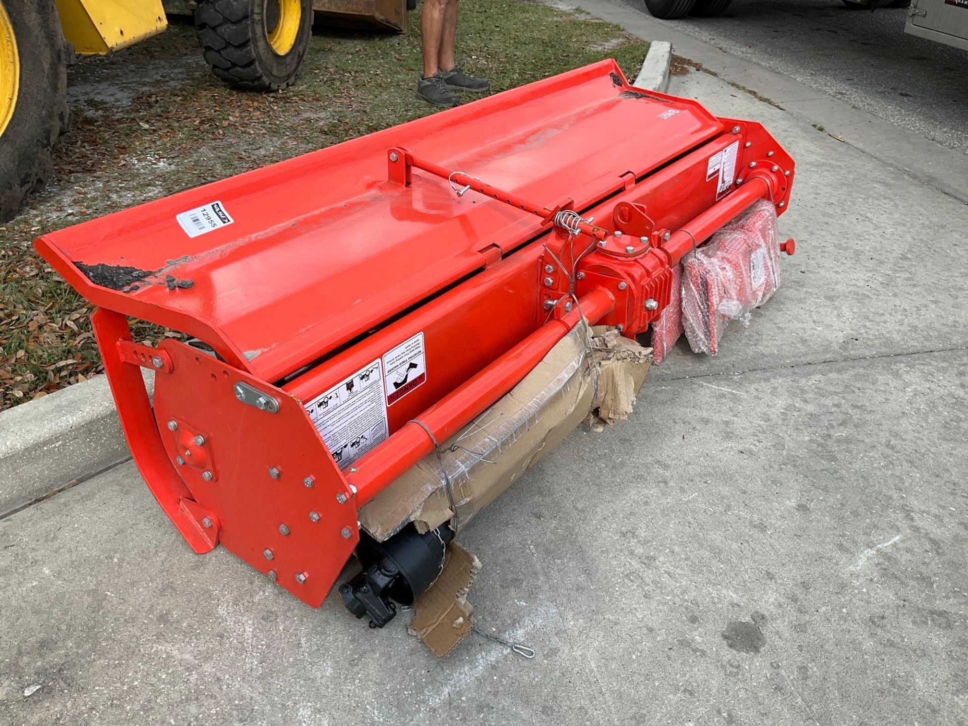 UNUSED 2022 MOWER KING HEAVY DUTY 3 POINT ROTARY TILLER ATTACHMENT MODEL TAS81 FOR UNIVERSAL SKID ST - Image 4 of 6