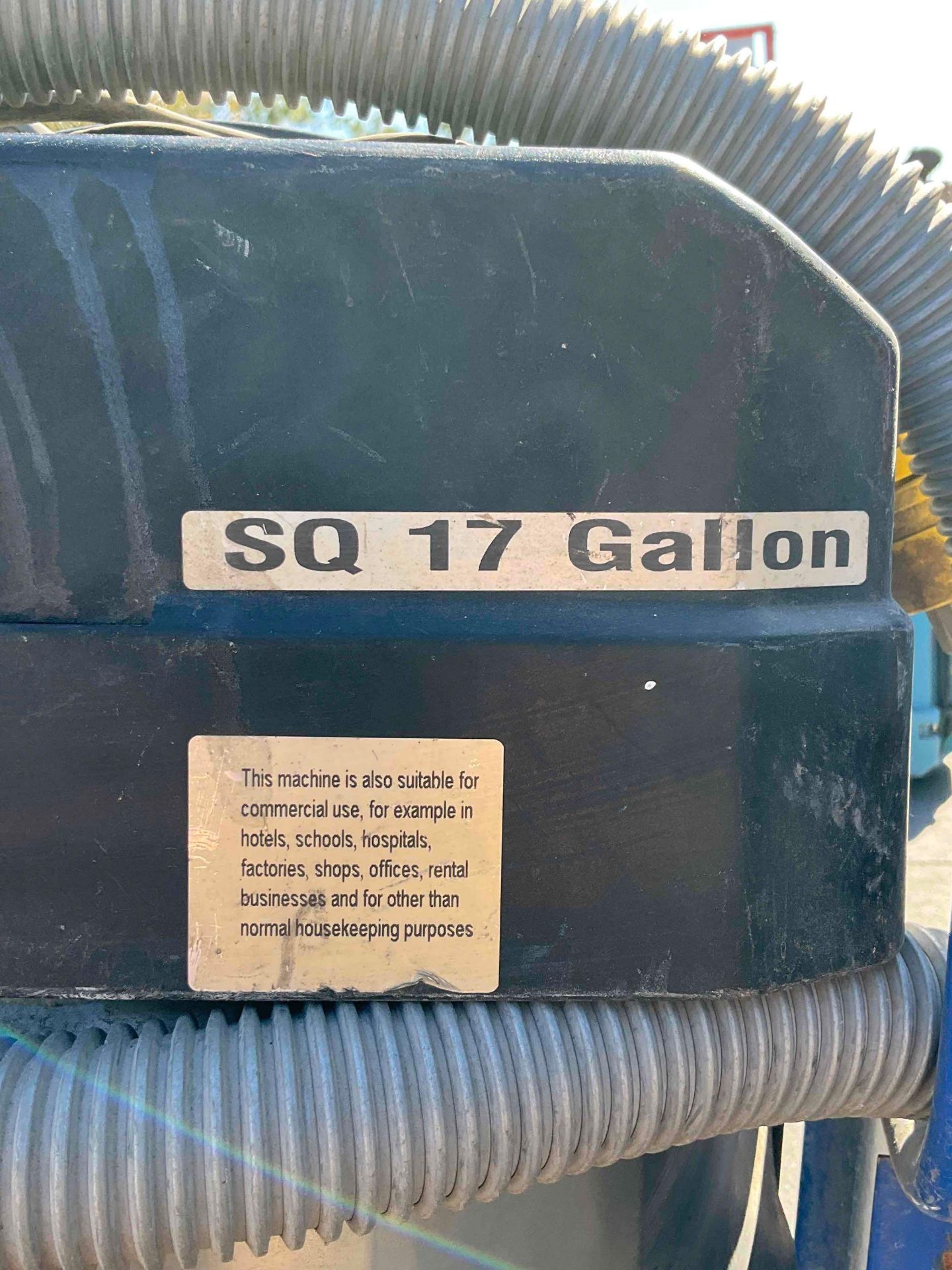 WAP SQ 17 GALLON COMMERCIAL WET/DRY VAC, APPROX 120VOLTS, APPROX 60HZ - Image 6 of 7