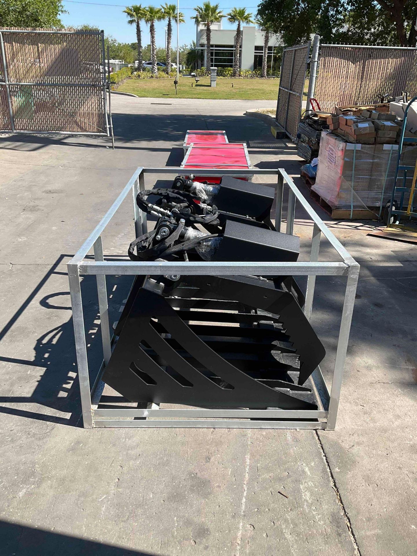 UNUSED GRAPPLE BUCKET ATTACHMENT FOR UNIVERSAL SKID STEER , APPROX  76” L x 44” W x 31” T - Image 4 of 10