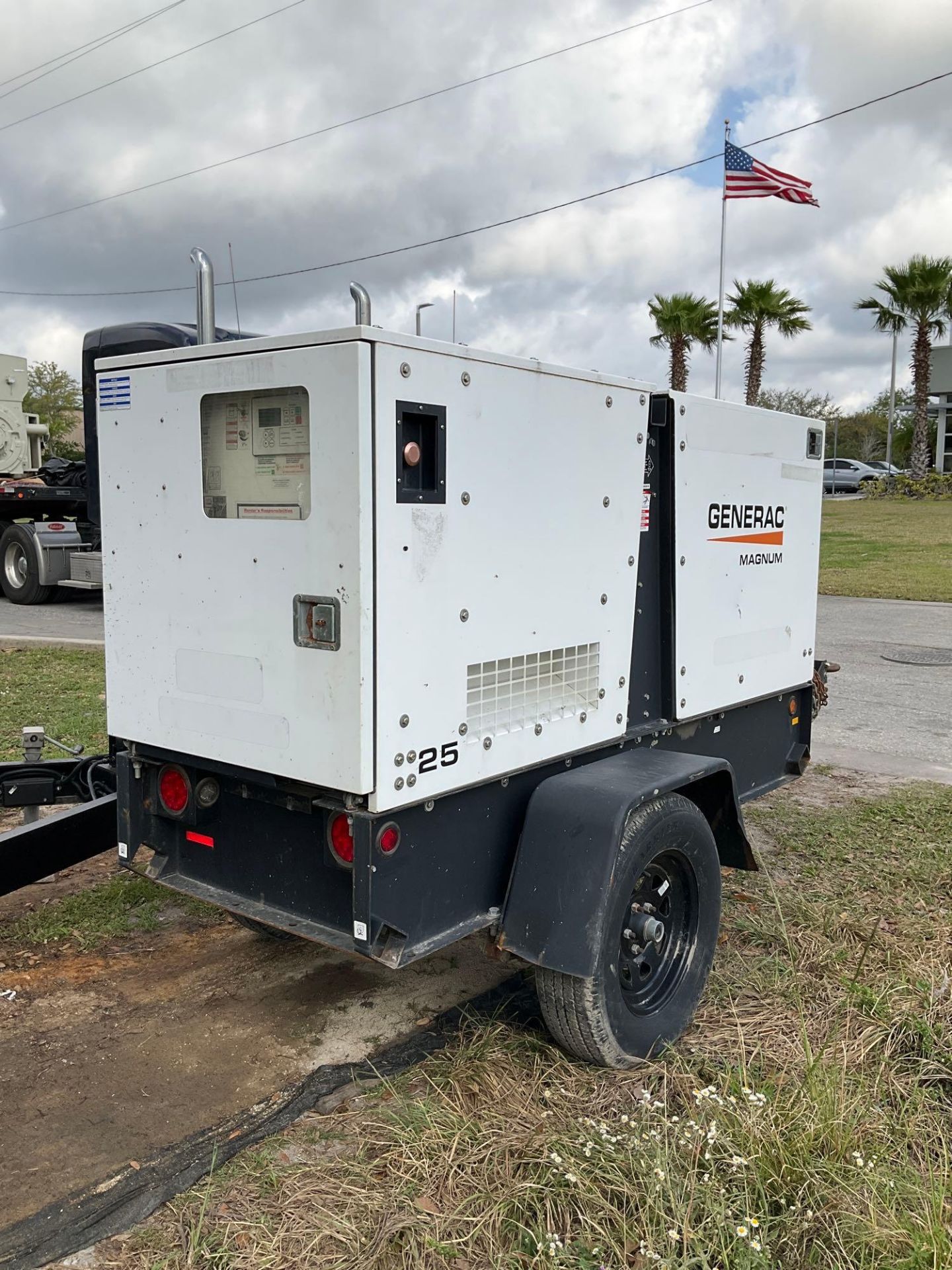 2017 GENERAC MAGNUM 25 GENERATOR MODEL MMG25FHI, DIESEL, TRAILER MOUNTED, ISUZU ENGINE, PHASE 1/3, R - Image 14 of 25