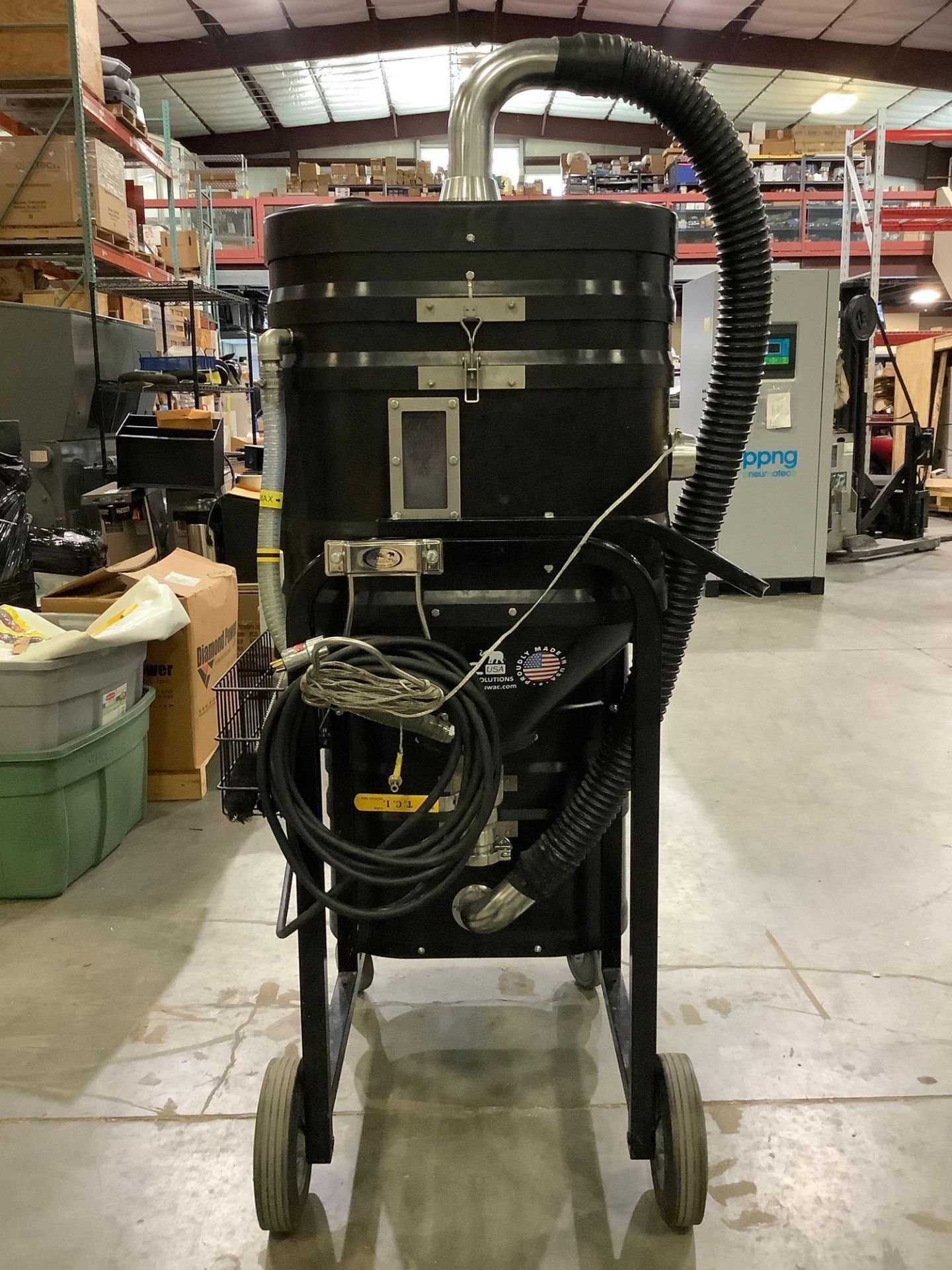 RUWAC IMMERSION SEPARATION VACUUM MODEL NA35HD, BALDOR RELIANCER MOTOR, PHASE 1, APPROX 110 VOLTS, A - Image 4 of 11
