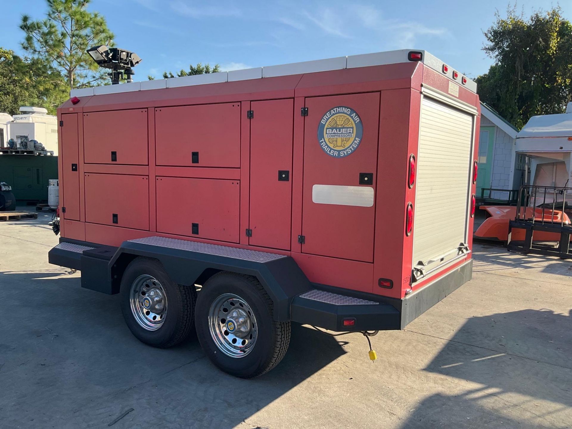 2014 BAUER COMPRESSOR TRAILER SYSTEM , DIESEL, APPROX GVWR 9000LBS, CLARK MASTS TEKSAM TEKLITE TF2B5 - Image 26 of 51