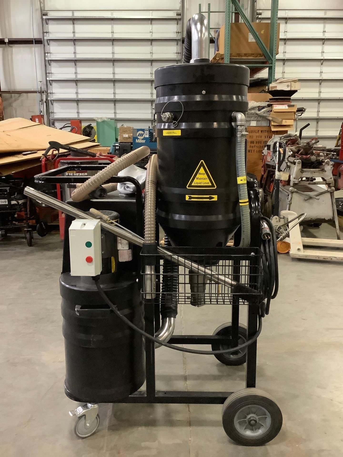 RUWAC IMMERSION SEPARATION VACUUM MODEL NA35HD, BALDOR RELIANCER MOTOR, PHASE 1, APPROX 110 VOLTS, A - Image 6 of 11