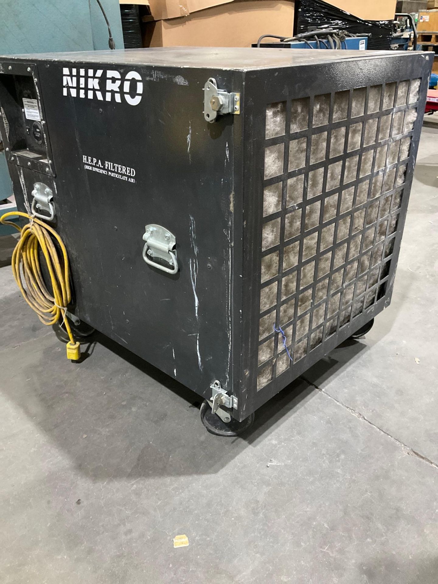 NIKRO PORTABLE HEPA FILTERED HIGH EFFICIENCY PARTICULATE AIR SCRUBBER MODEL SC2005-002, ELECTRIC, AP - Image 2 of 7