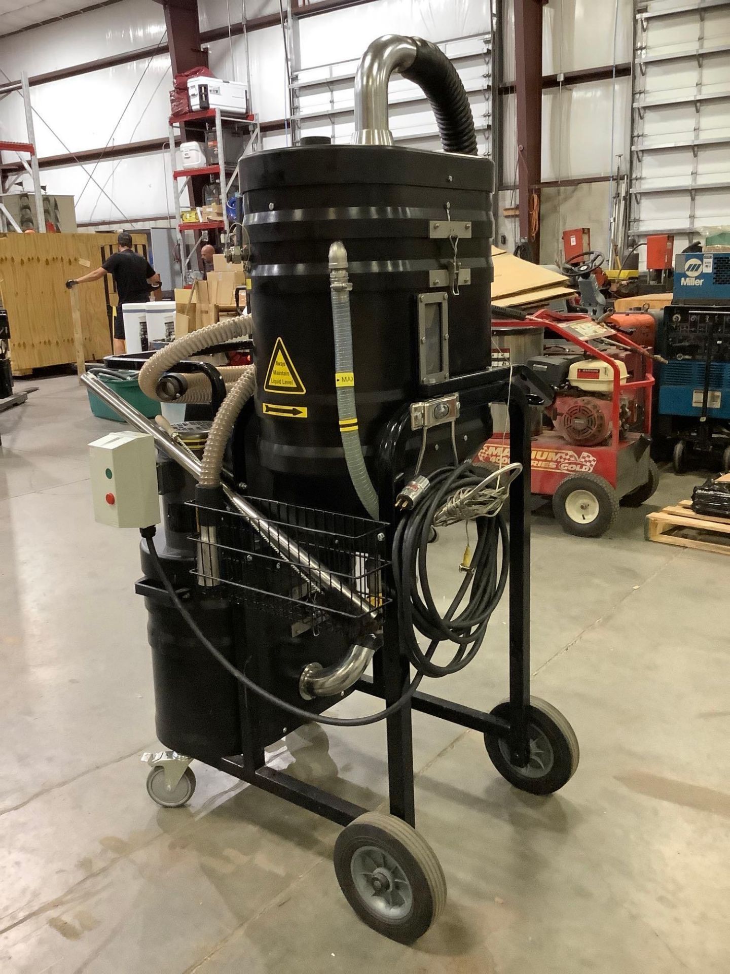 RUWAC IMMERSION SEPARATION VACUUM MODEL NA35HD, BALDOR RELIANCER MOTOR, PHASE 1, APPROX 110 VOLTS, A - Image 5 of 11