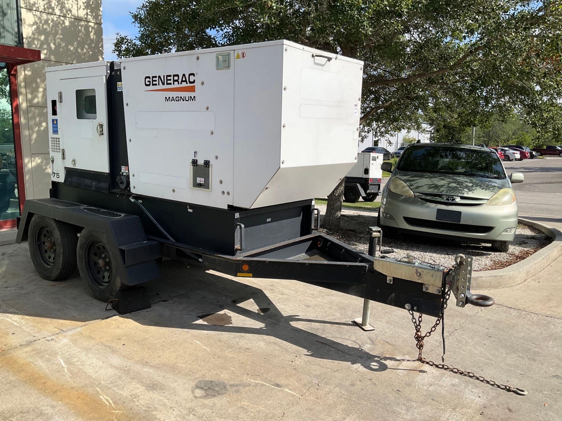 2018 GENERAC MAGNUM 75 GENERATOR MODEL MDG75, DIESEL, JOHN DEERE ENGINE, TRAILER MOUNTED, PHASE 1/3, - Image 15 of 23