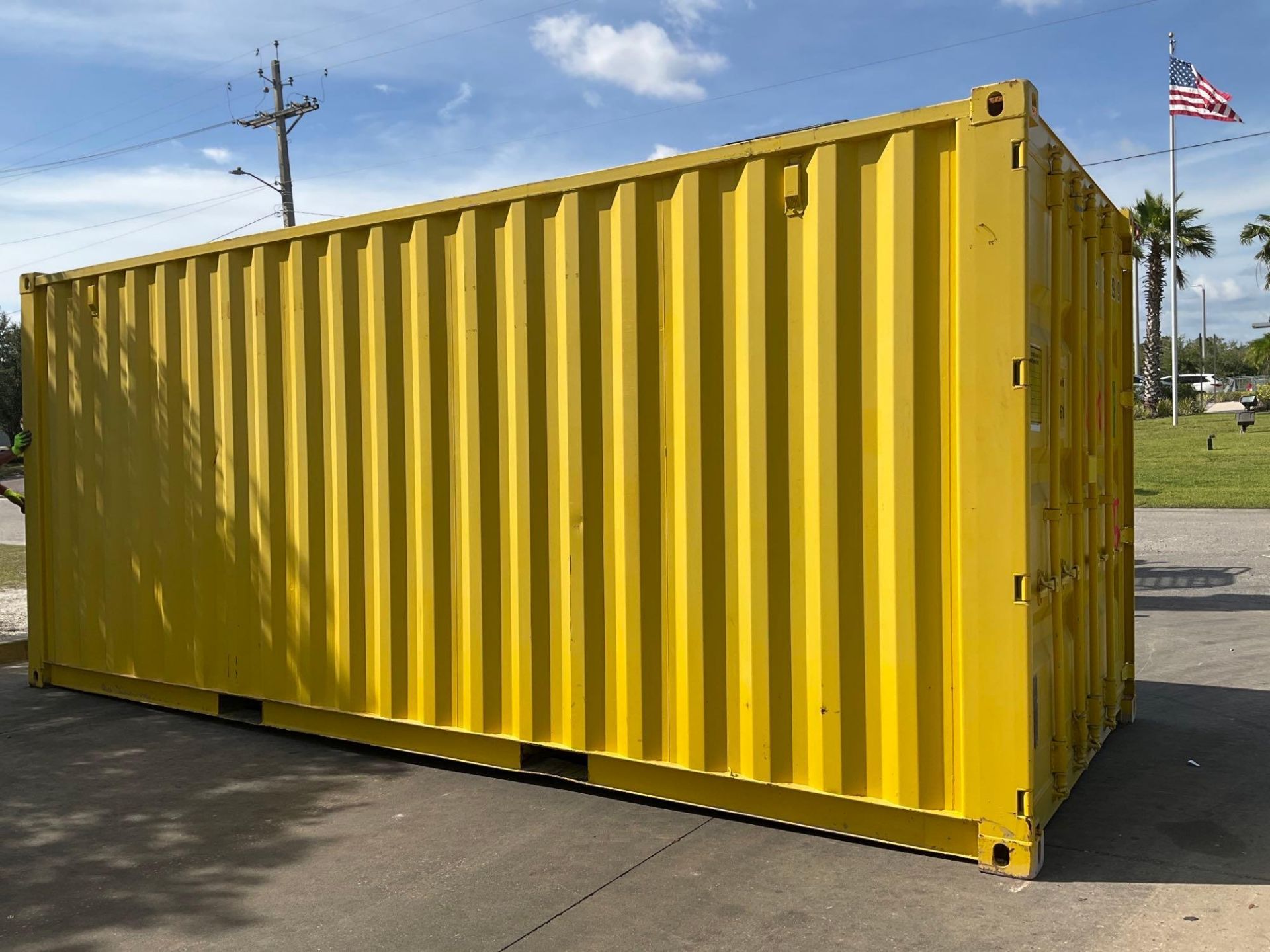 2019 20' STORAGE CONTAINER WITH SIDE ROLL UP DOORS, APPROX 102” TALL x 96” WIDE x 238” DEEP ( CONTEN - Image 7 of 9
