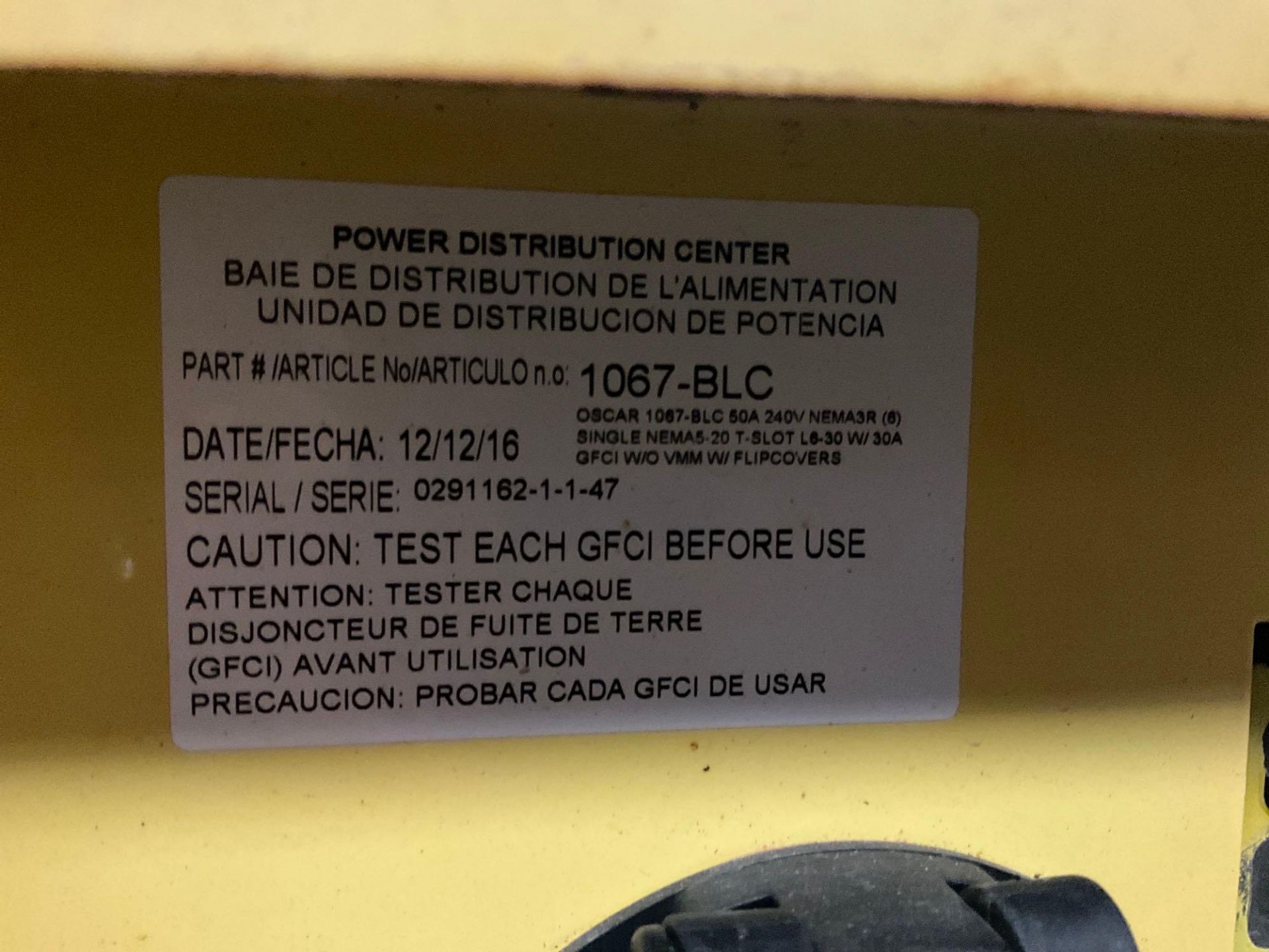 ( 2 ) ERICSON SPIDER DISTRIBUTION / TEMPORARY POWER BOX & ( 1 ) X -TREME DISTRIBUTION / TEMPORARY PO - Image 8 of 9