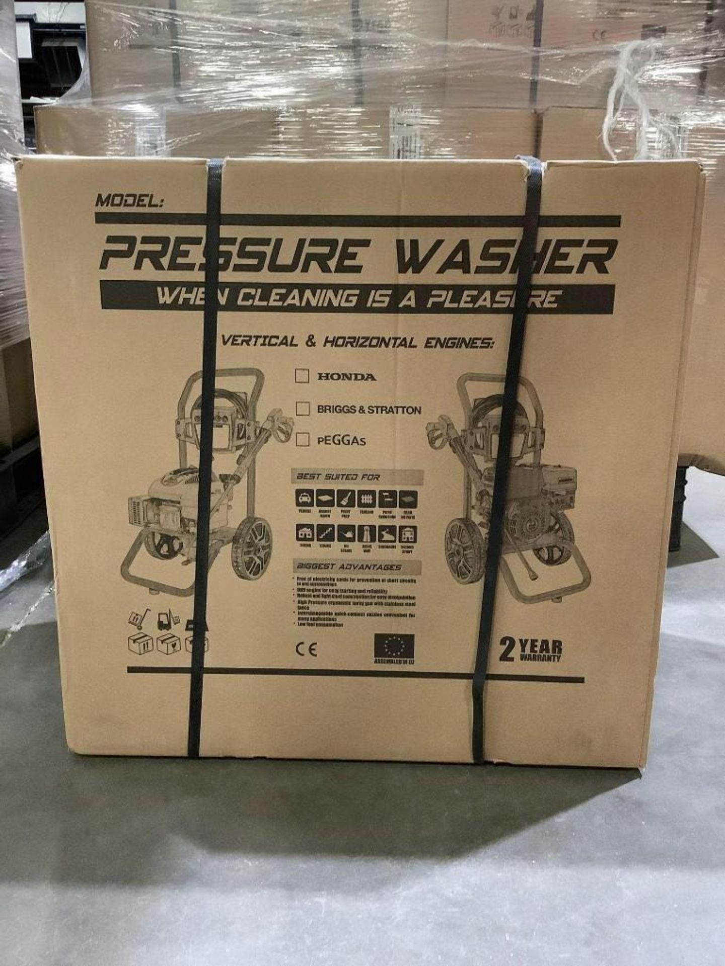UNUSED WASPPER PRESSURE WASHER MODEL W3100VA, GAS POWERED, APPROX 3100PSI, APPROX 2.9 GPM, APPROX 6, - Image 2 of 6