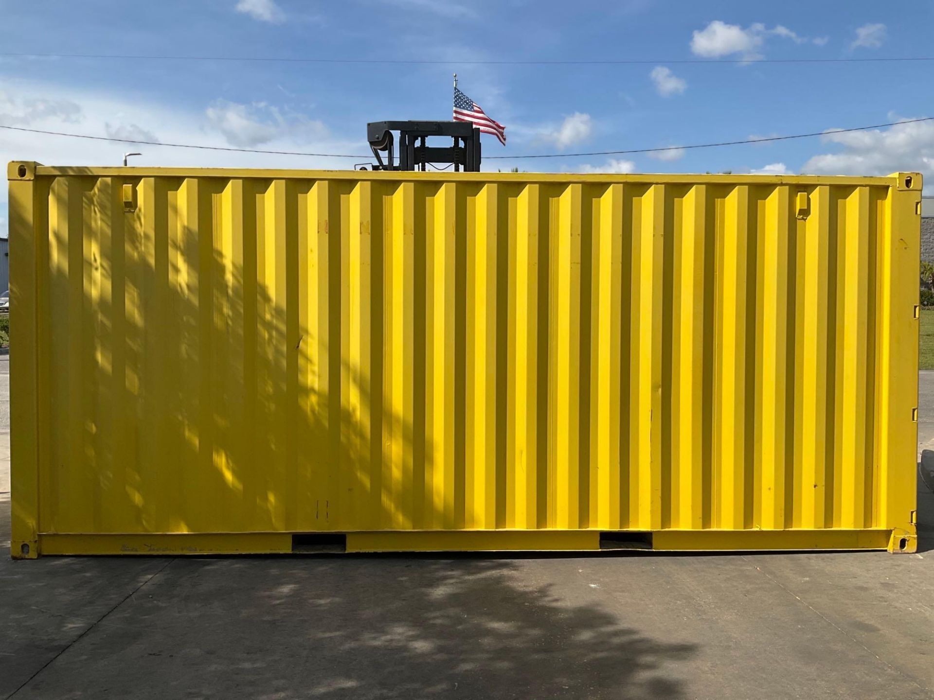 2019 20' STORAGE CONTAINER WITH SIDE ROLL UP DOORS, APPROX 102” TALL x 96” WIDE x 238” DEEP ( CONTEN - Image 6 of 9