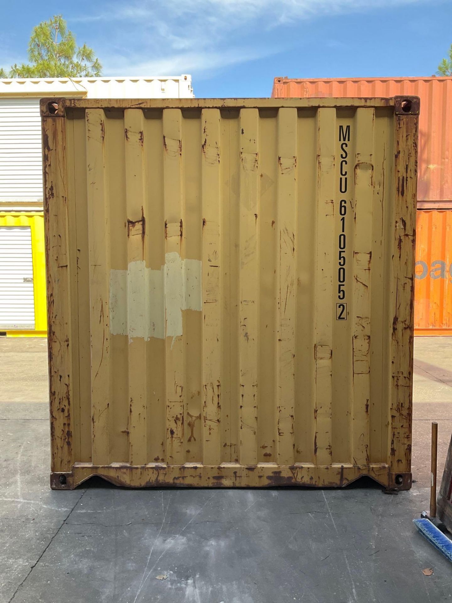 20' STORAGE CONTAINER WITH SIDE ROLL UP DOORS, APPROX 102” TALL x 96” WIDE x 238” DEEP ( CONTENTS NO - Image 3 of 12