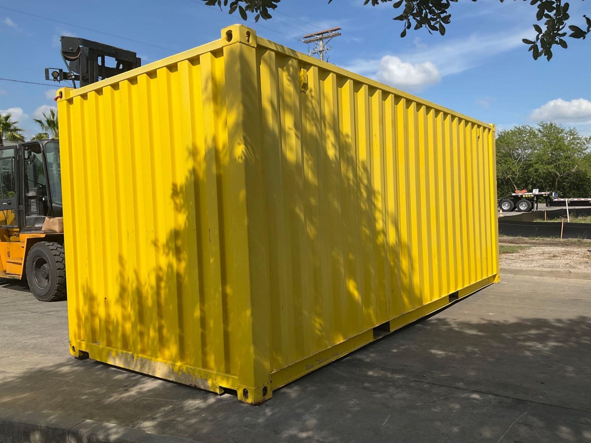 2019 20' STORAGE CONTAINER WITH SIDE ROLL UP DOORS, APPROX 102” TALL x 96” WIDE x 238” DEEP ( CONTEN - Image 5 of 9