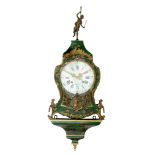 A Neoclassical Vernis Martin cartel clock, the dial signed 'R. Lijve, Amsterdam', late 18thC, H 106