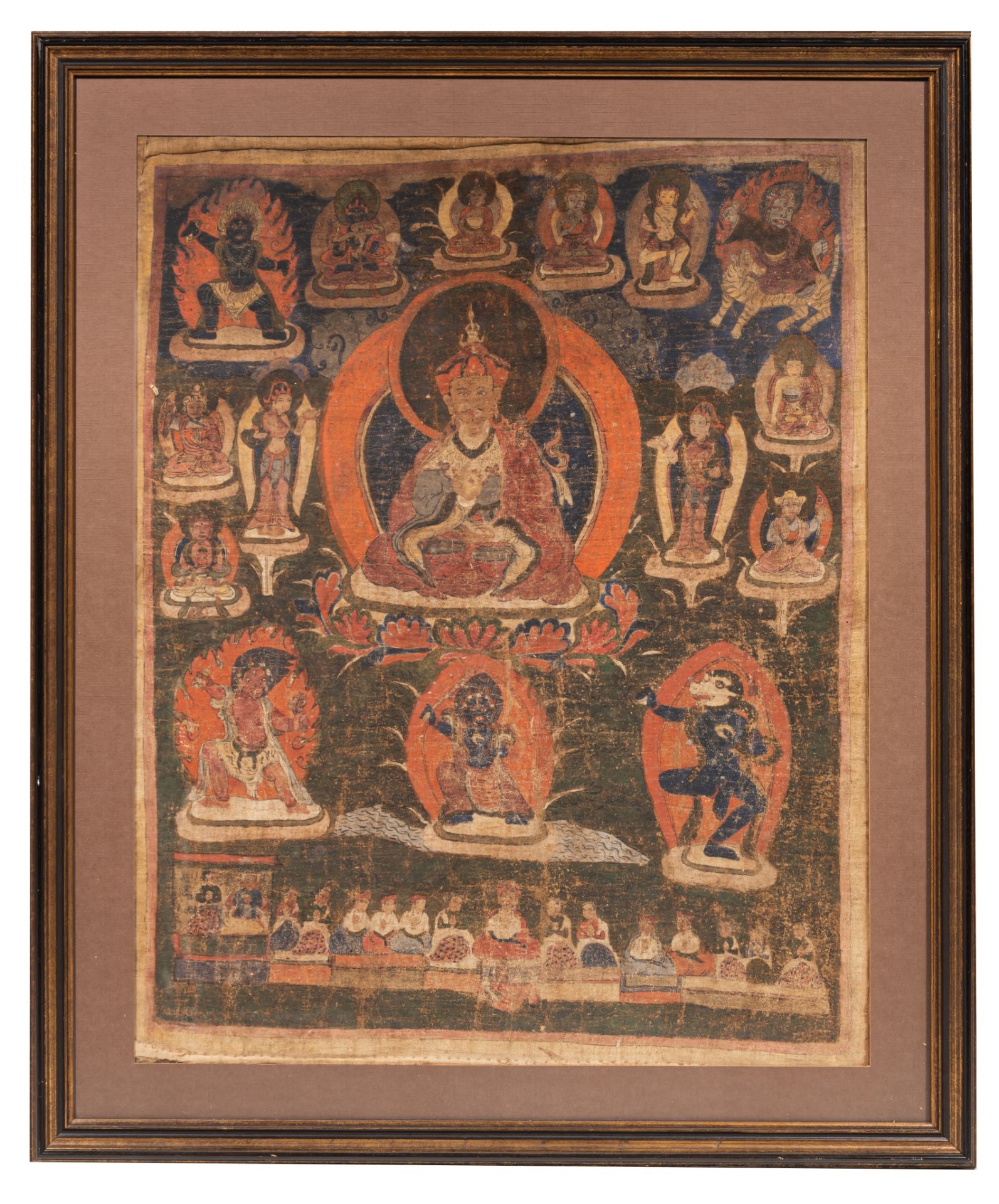 A Nepalese buddhist thangka, 18th/19th century, 59 x 75 cm - Image 2 of 5